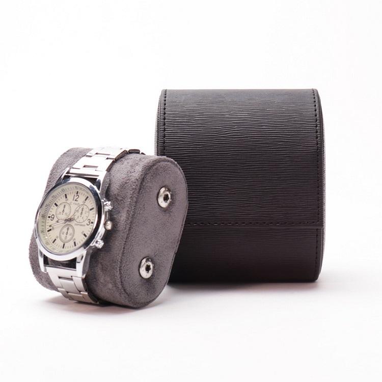 Portable PU Leather Travel Watch Roll Single Watch Box